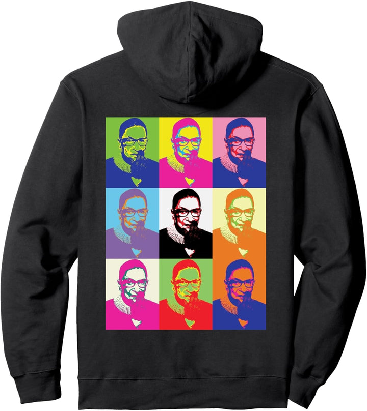Notorious Ruth Bader Ginsburg - RBG (Farbblock) Pullover Hoodie