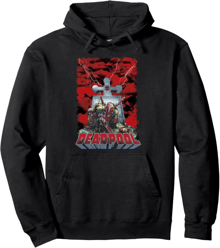 Marvel Deadpool Grave Pullover Hoodie