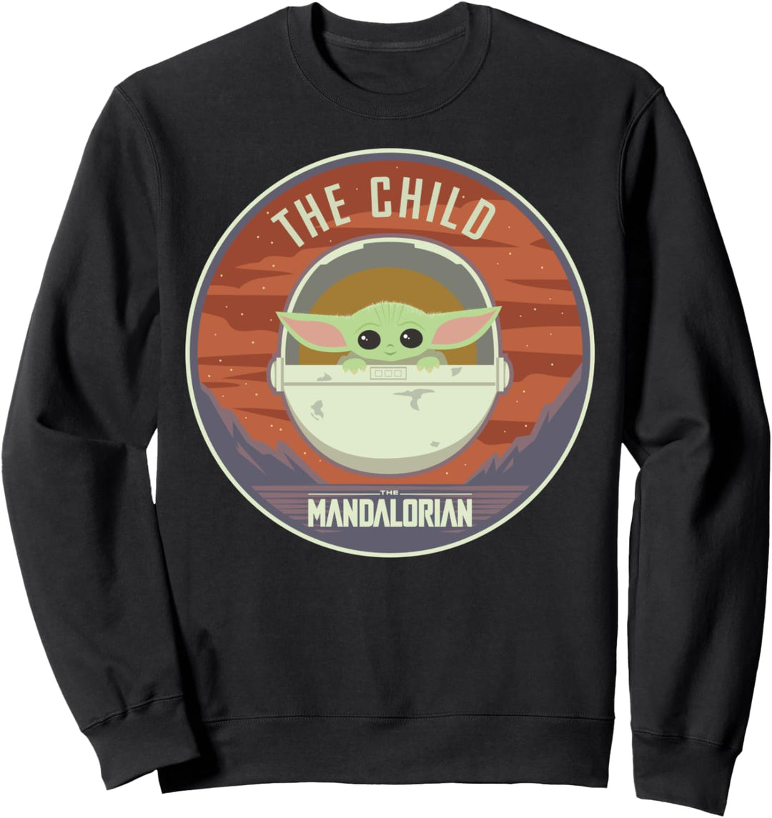 Star Wars The Mandalorian The Child Cartoon Bassinet Badge Sweatshirt