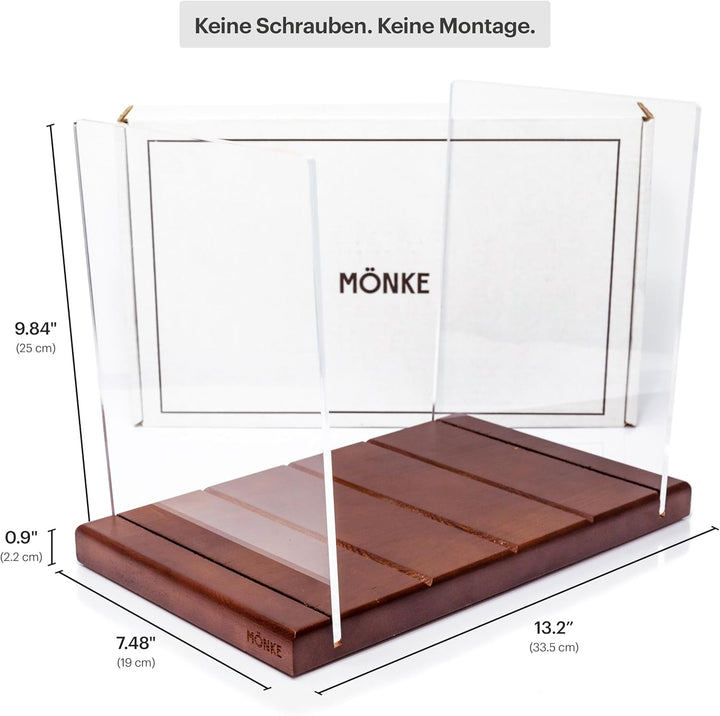 Schallplattenständer - Ein Plattenhalter im minimalistischen Design - 60 LP Kapazität - passt zu jed