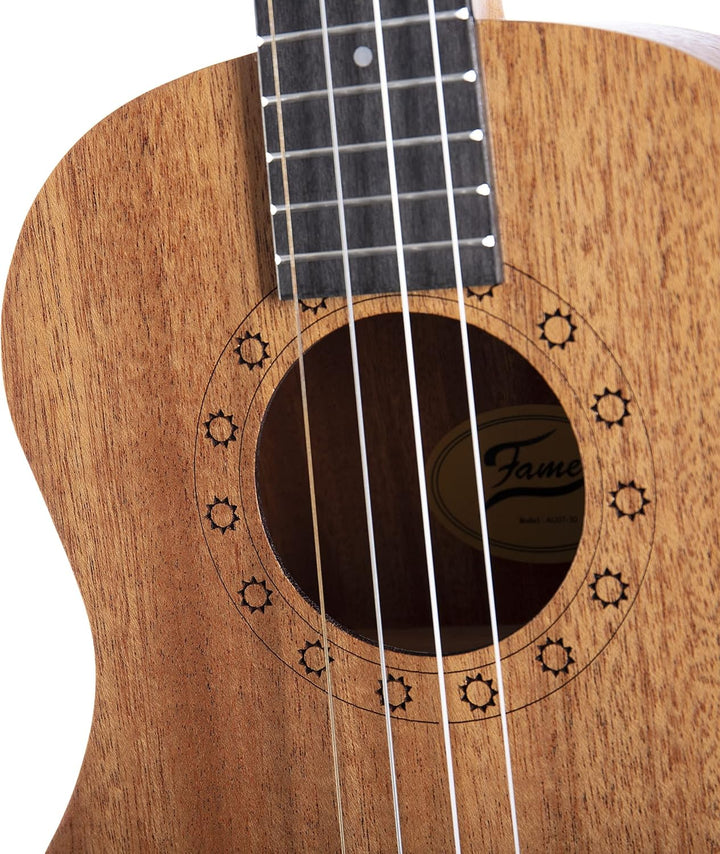 Fame Mahogany Baritone Ukulele - Bariton Ukulele