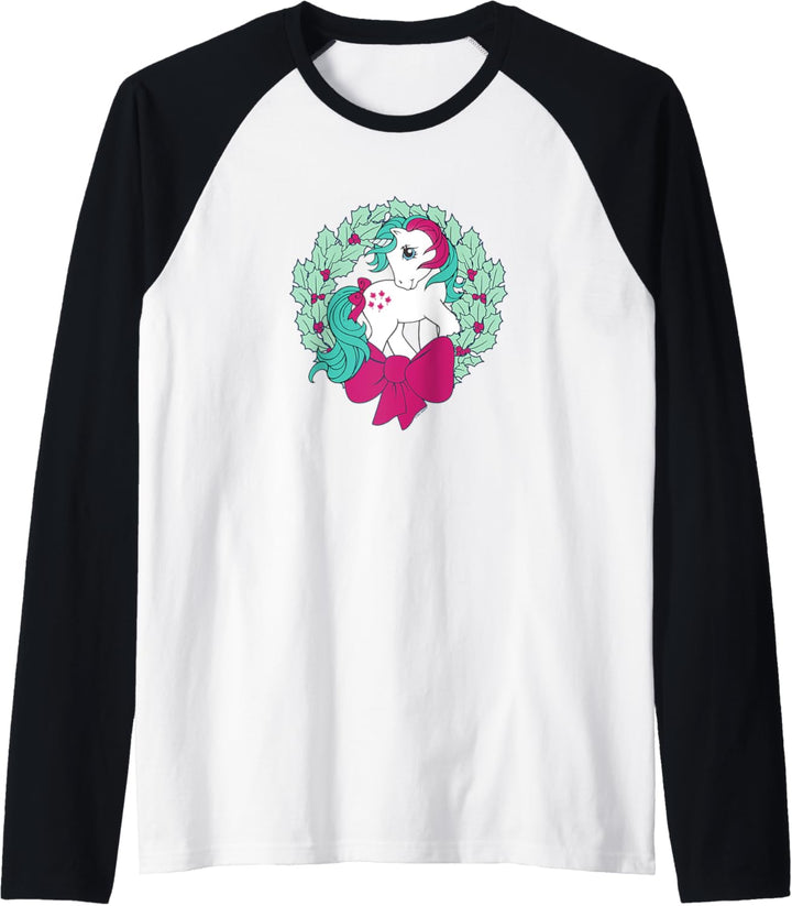My Little Pony Christmas Gusty Vintage Holiday Wreath Raglan