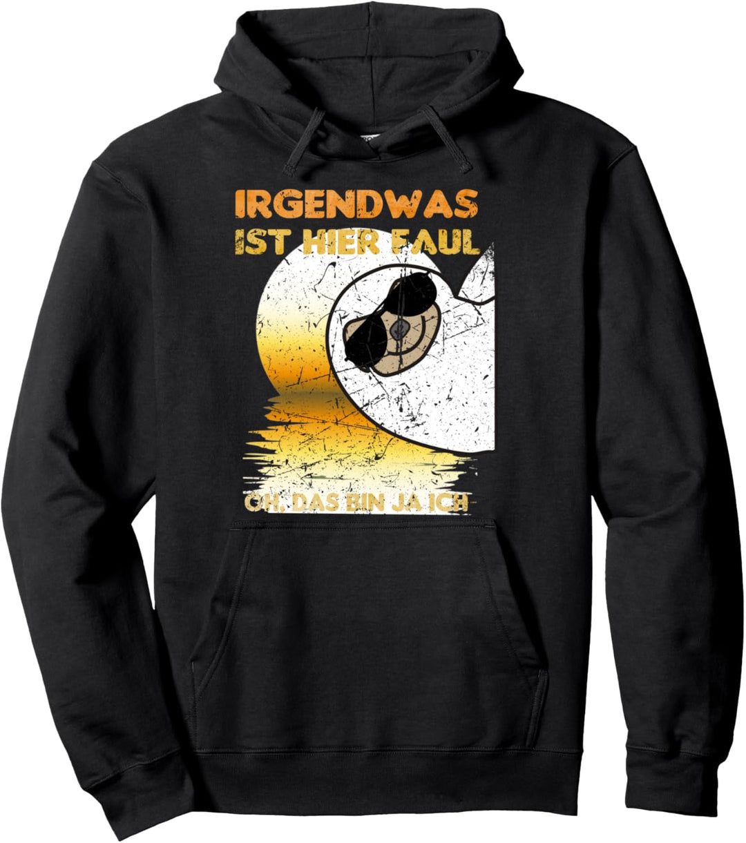 IRGENDWAS IST HIER FAUL, FAULTIER, LUSTIGE KOLLENGEN, BÜRO Pullover Hoodie