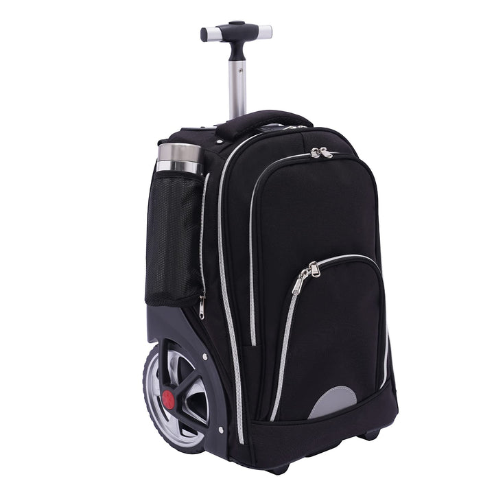 Reisetasche Mit Rollen 2-Rad Trolley Rucksack Business Laptop Tasche Handgepäck Backpack Schlichtes