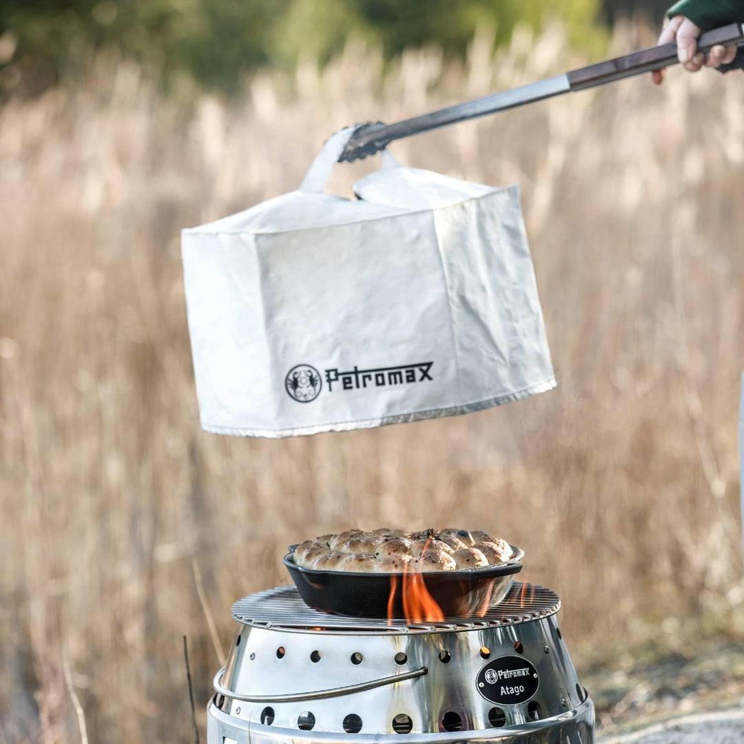 Petromax Umluftkuppel | Backen, Smoken, Garen mit dem Atago | hitze- und feuerbeständige Aramid-Fase