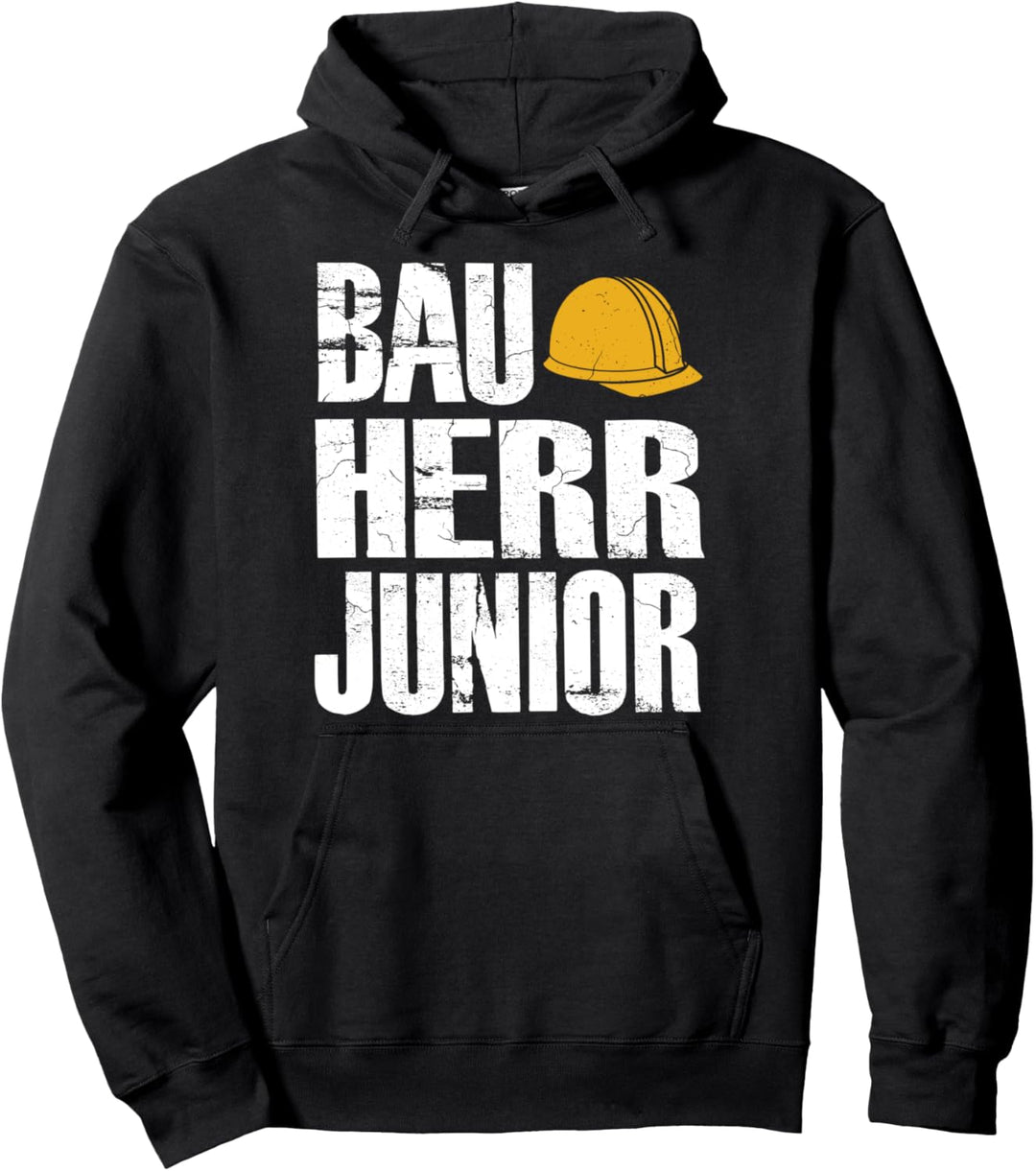 Bauherr Junior Bauarbeiter Baumeister Bau Handwerker Pullover Hoodie