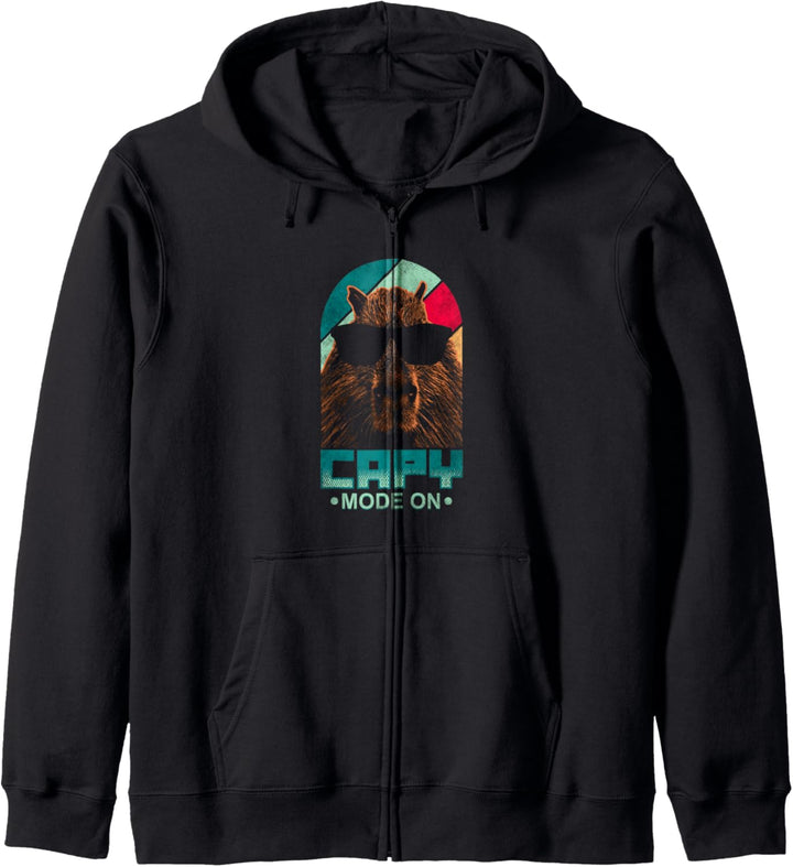 Capybaras Sonnenbrille Cabybara Kapuzenjacke