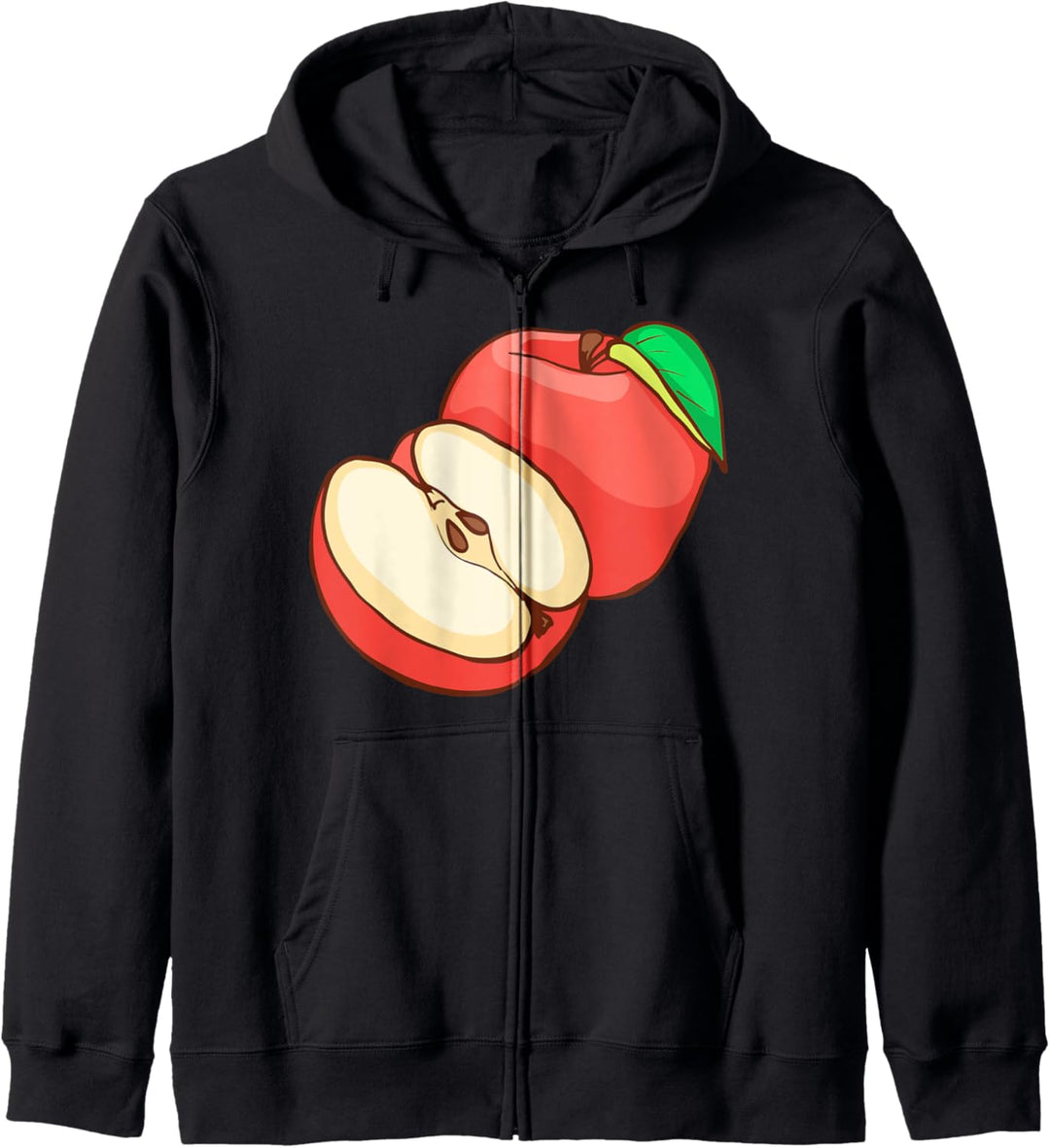 Rote Äpfel Apfel Obst Veggie Vegetarier Veganer Kapuzenjacke