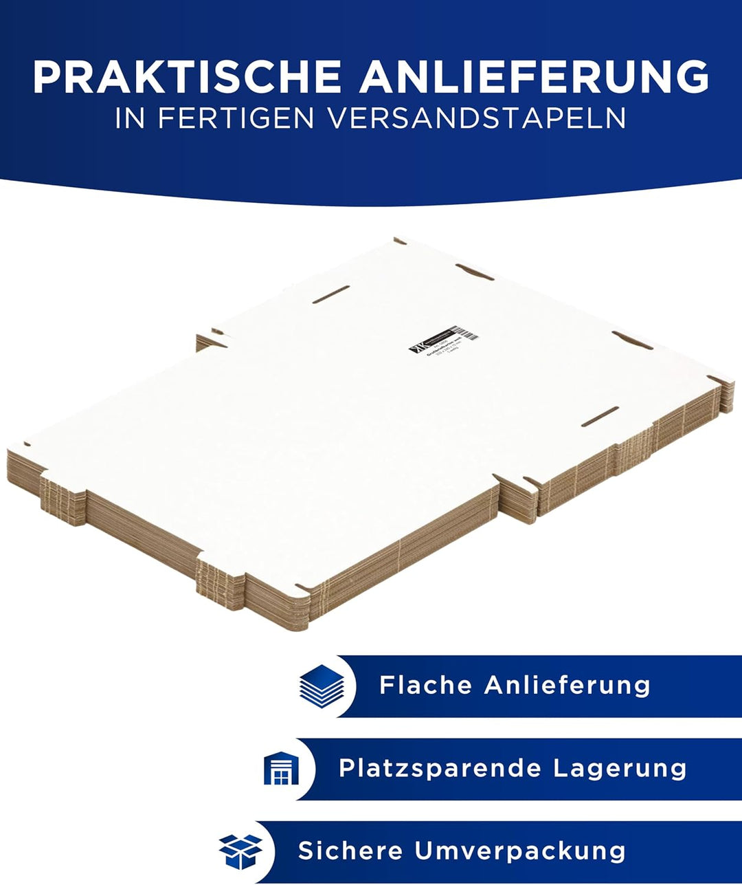 100 x Grossbriefkartons DIN A4 für die Post 332 x 245 x 15 mm Weiss