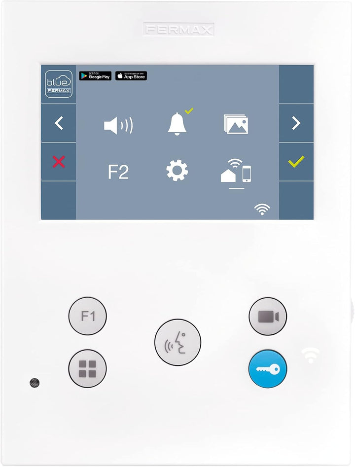 FERMAX Kit City VEO-XS WiFi Duo Plus 1 l Video-Türsprechanlage, weiss