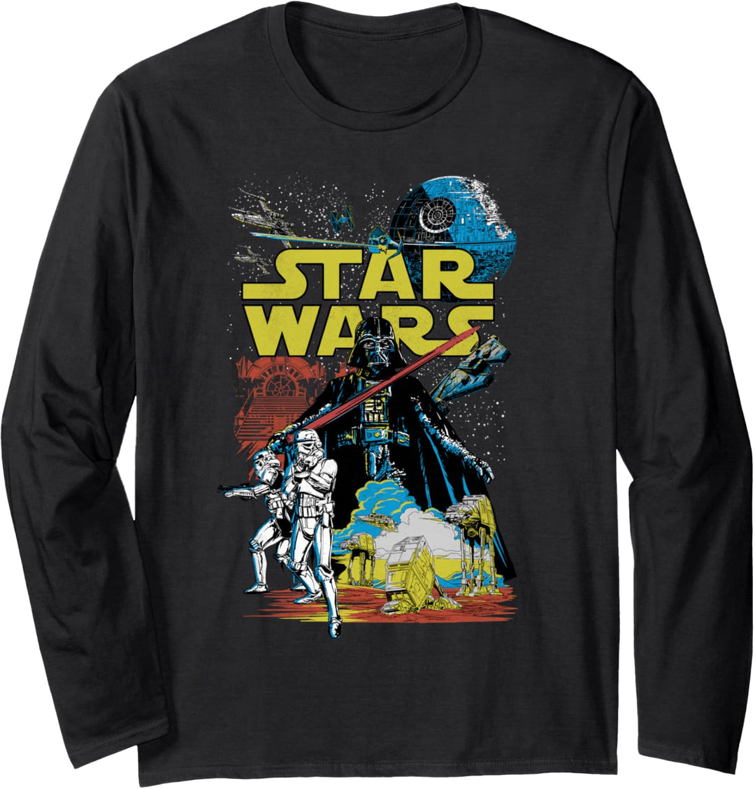 Star Wars Rebel Classic Poster Langarmshirt