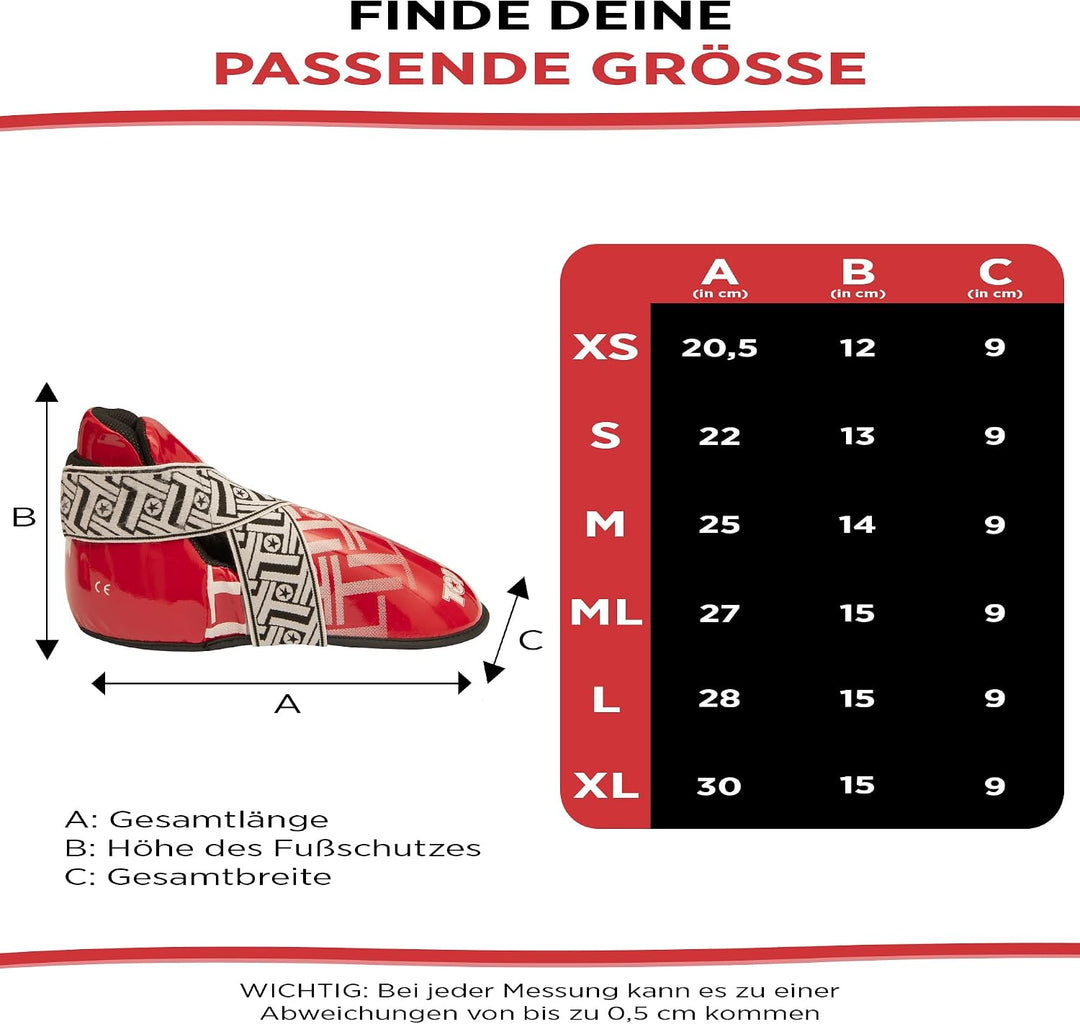TopTen Fussschutz „Superlight Prism“ Rot L, Rot L