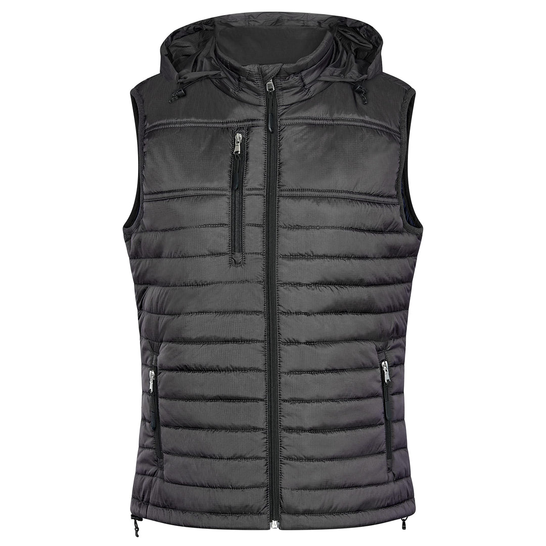 HRM Damen Hooded Performance Body Warmer I Fair Trade Outdoor Weste Damen, 100 g/m² I Aus 100% leich
