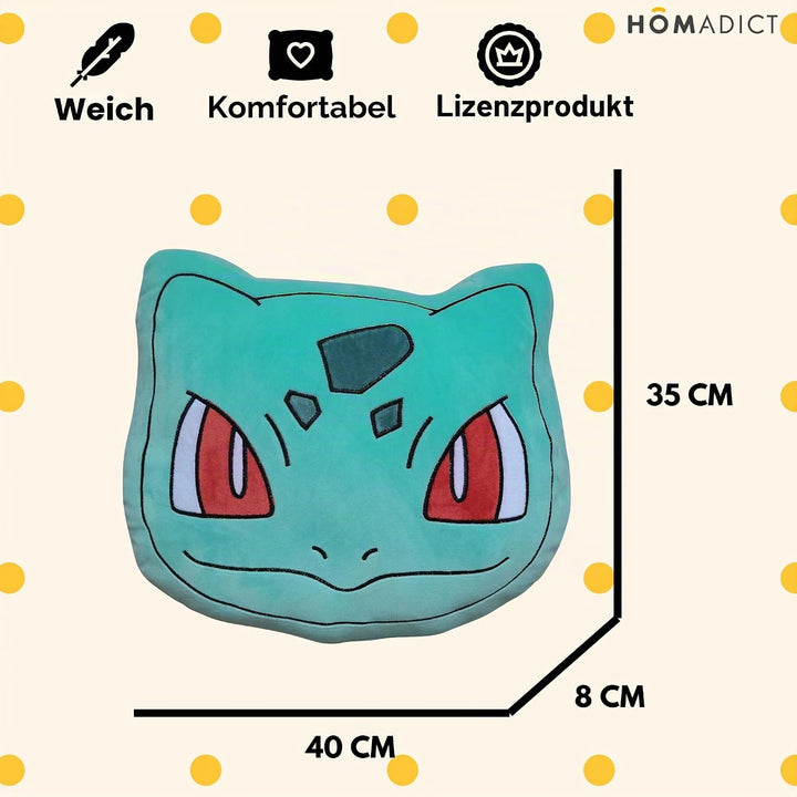 LYO Pokemon Coussin BULBIZARRE Tete 40 cm