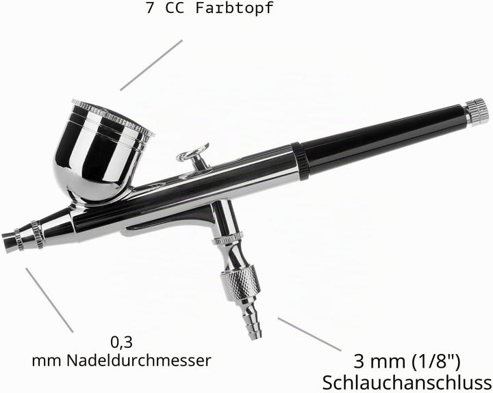 PME Luftbürste und Kompressor-Set für Kuchen Handwerk und Kuchen Dekoration, Weiss, 10 x 10 x 5 cm