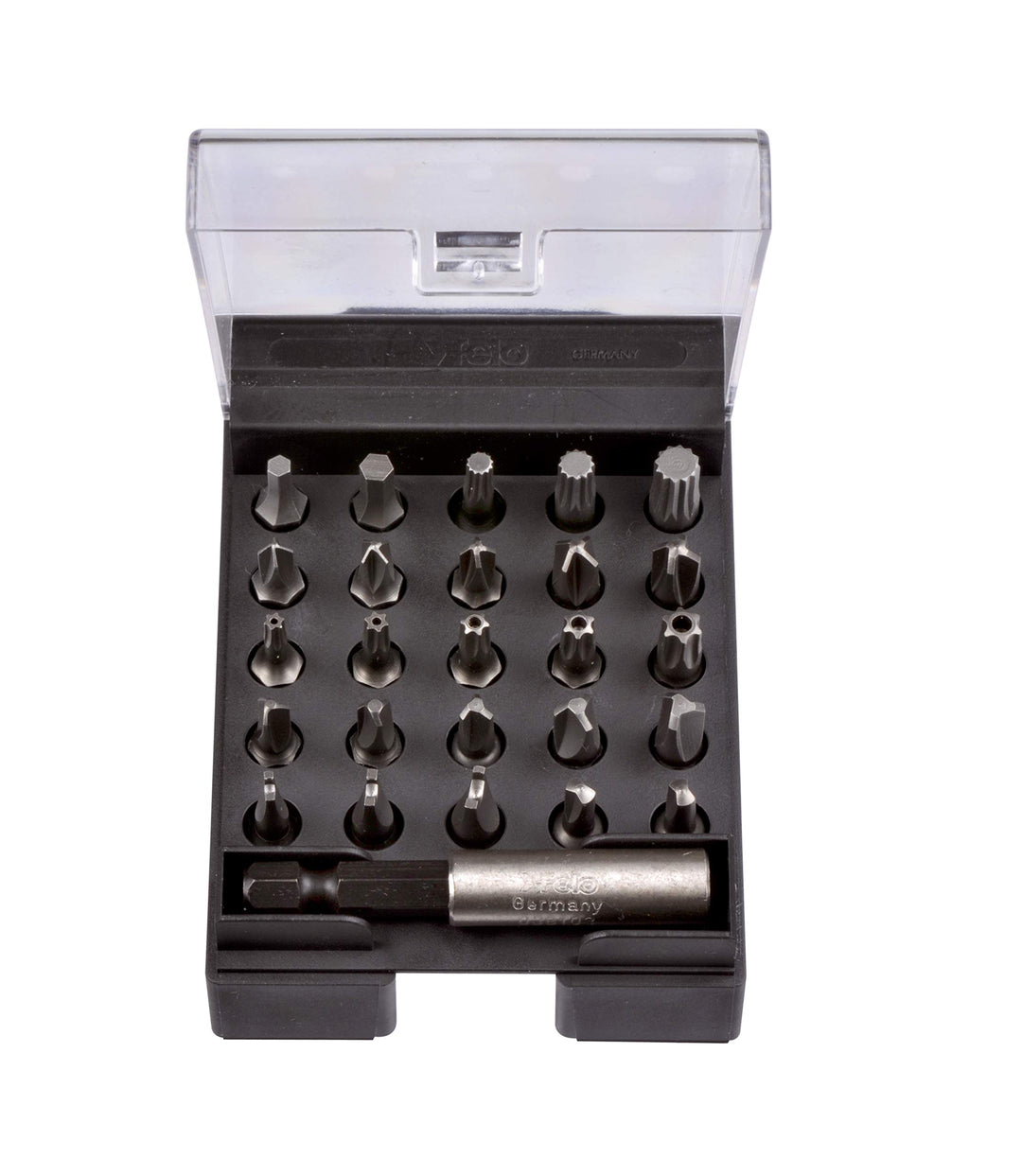 Felo Security Bit-Box, 26-tlg XZN, TS, TxTR, TW, SPANNER, Clutch, BH