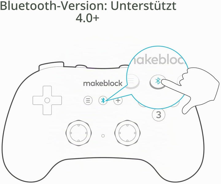 Makeblock Wireless Bluetooth Kontroller, Kabellos Programmierbarer Bluetooth-Controller für mBot/Ran