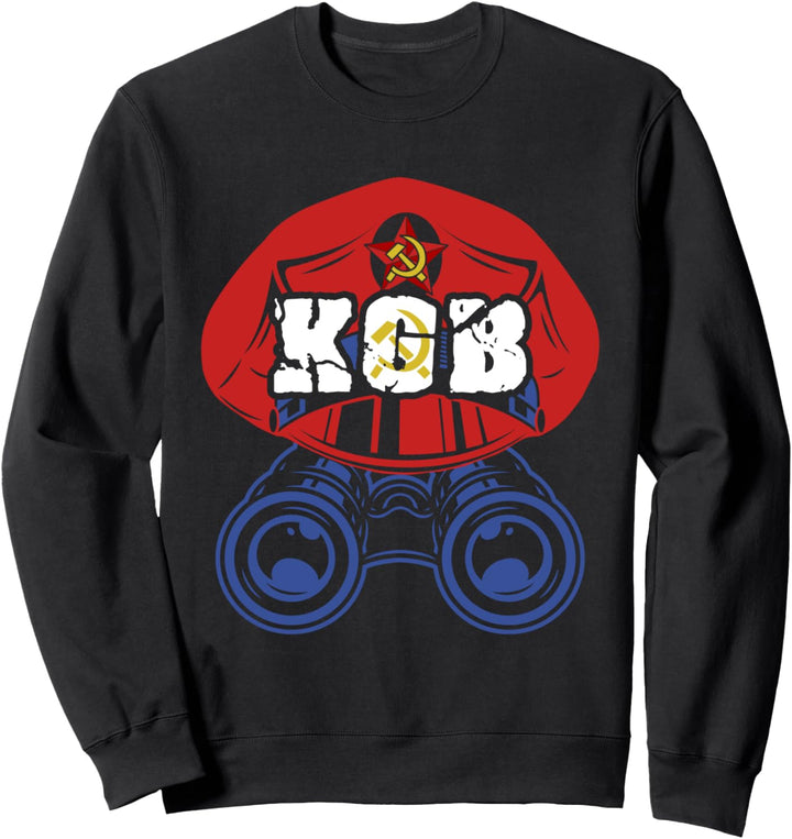 KGB Geheimagent Überwachen Abhören Spionage Spion UDSSR Sweatshirt