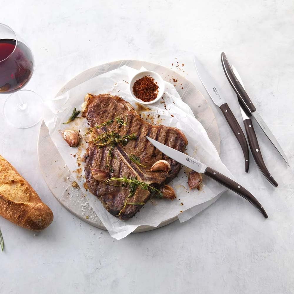Zwilling - Steakmesserset - Palisander - Nitro-Stahl/Palisanderholz - 4er-Set