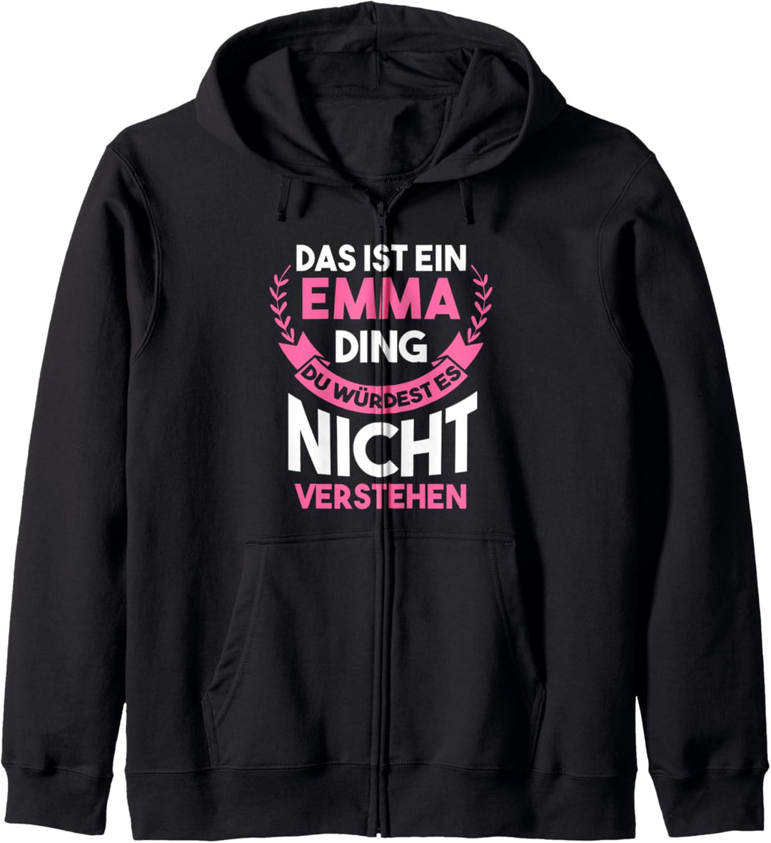 Vorname Emma Kapuzenjacke