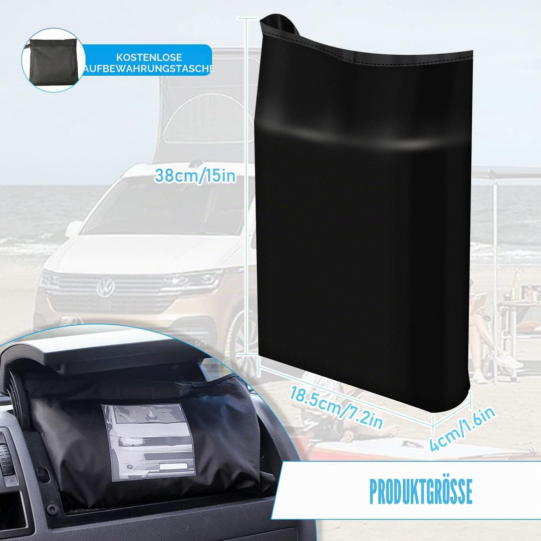 MaxAwe Frontscheibe Wrap Cover für VW T6, 600D Oxford Gewebe Auto Windschutzscheiben Abdeckung Therm
