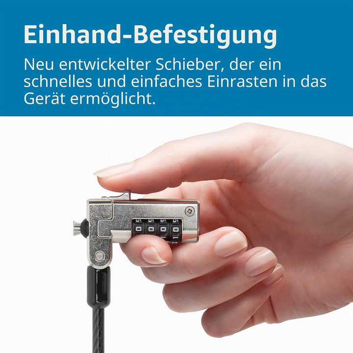Kensington N17 Dell Notebook-Schloss – Kombination (K68008WW) schwarz, Kombination