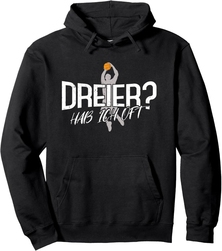 Dreier Habe Ich Oft Für Basketballspieler Basketball Pullover Hoodie
