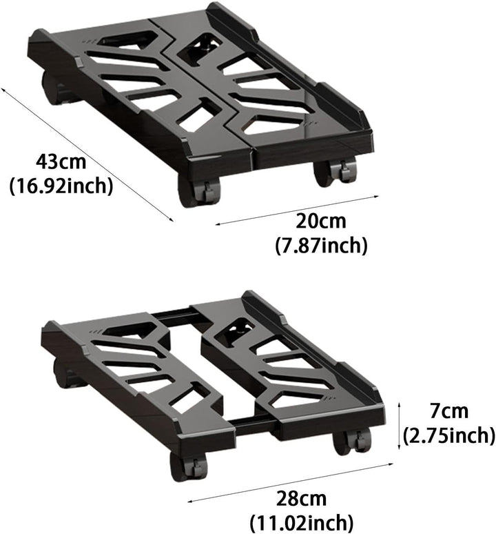 Tower Stand Under | Desktop Computer Host | Heavy Duty PC Stand, PC Tower Bracket Floor Riser Rollin