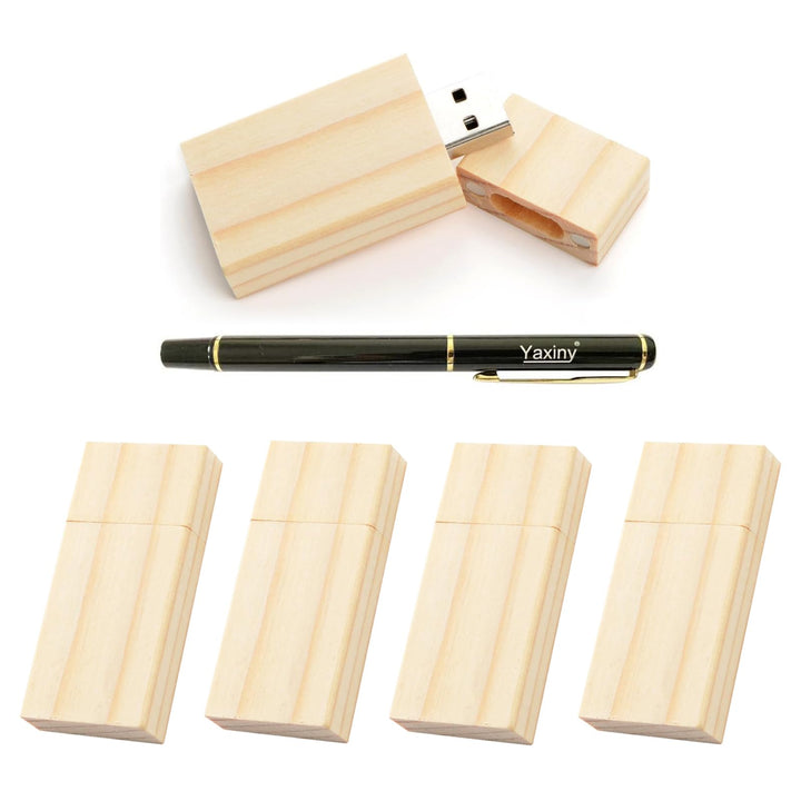 5-Pack 32GB USB Flash Drive Ahorn Holz 3.0 USB Flash Drive Memory Stick Datenspeicherung Pendrive Di