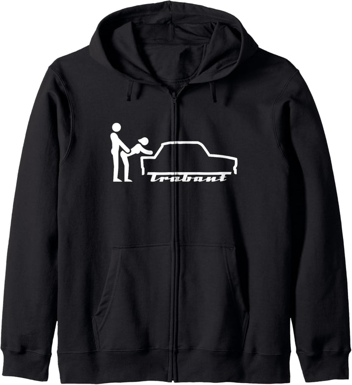 Trabant Logo Trabant 601 witziges Trabi Kapuzenjacke