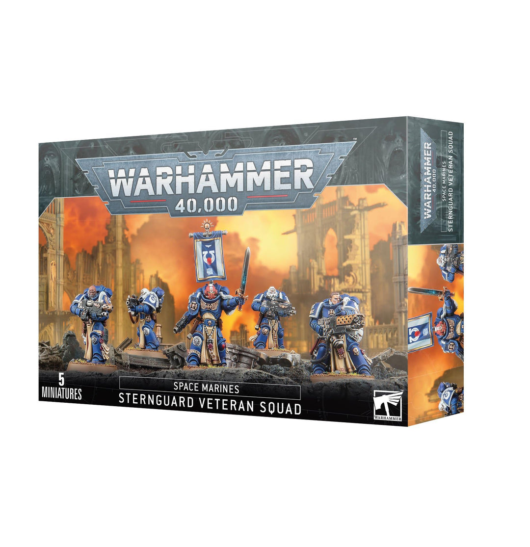 Games Workshop - Warhammer 40.000 - Space Marines: Sternguard Veteran Squad (Ausgabe 2023), Blau