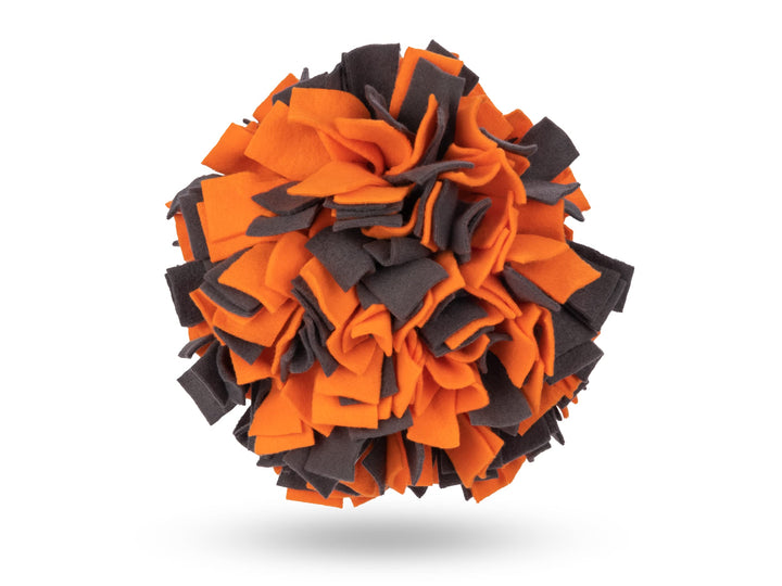 TrendPet Schnüffelball - 25cm Durchmesser, Aktivspielzeug für Hunde, Orange, Orange