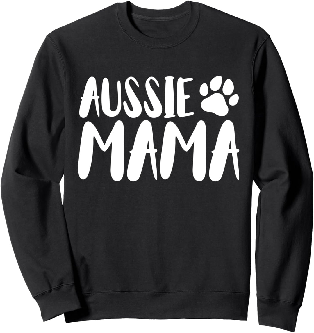 Aussie Mama Australischer Schäferhund Mama Sweatshirt