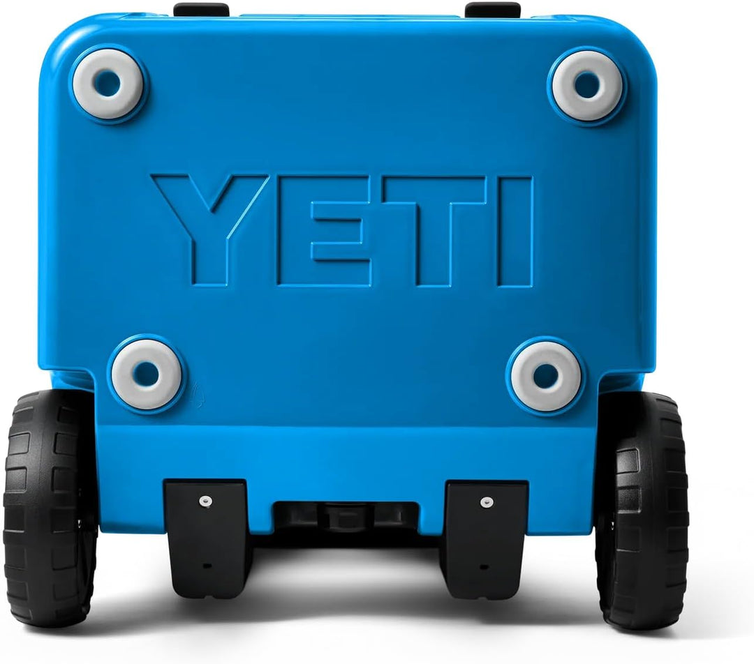 YETI Roadie 48 Rollkühler mit einziehbarem Periskopgriff Big Wave Blue, Big Wave Blue