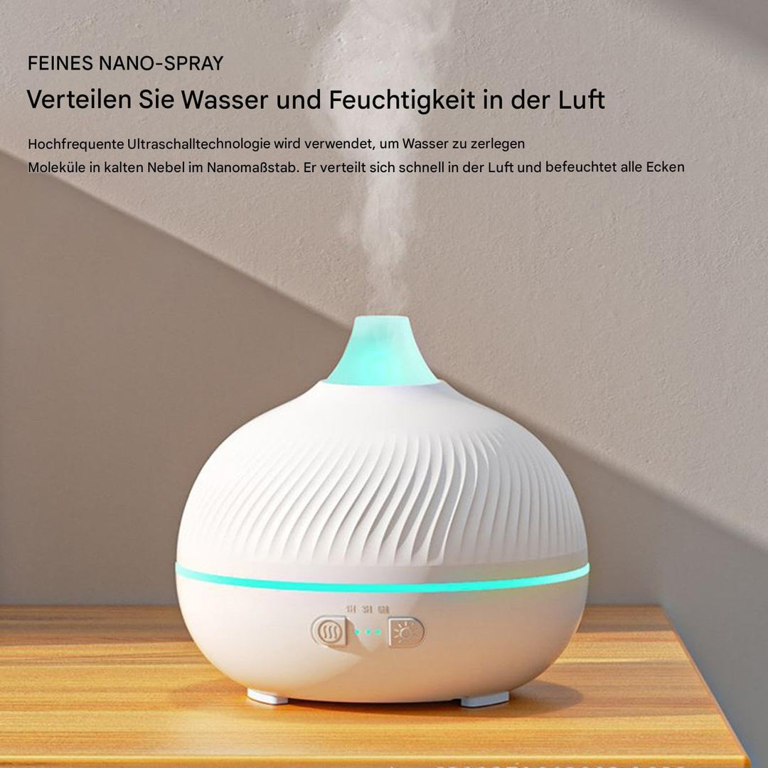 Duftöl Diffuser,USB Steckdosenbetrieb Leise mit Timer | Elektrischer Aroma Diffusor mit Nebel und Lu