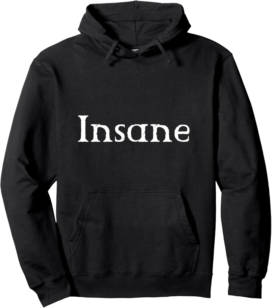 Insane Aesthetic Emo Goth Punk Gift Pullover Hoodie