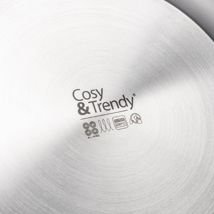 Cosy &amp; Trendy Revolution Bratpfannen- &amp; Wok-Set 3-teilig – Ø24 + Ø28 + Ø28 cm, PFAS-frei, Plasma-Ant