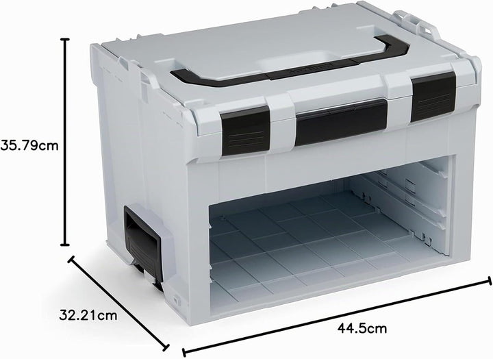 L-BOXX Sortimo LS-BOXX 306 grau Werkzeugkoffer Set | inklusiv 2x i-BOXX leer | Transportsystem Werkz