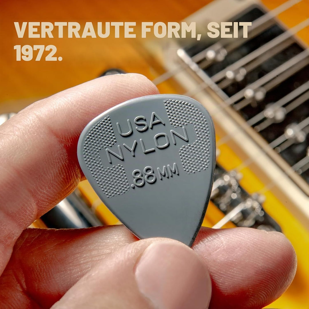 Médiators Jim Dunlop 0,73mm Nylon 0,73mm sachet de 72 0,73mm Nylon Standard Sachet de 72, 0,73mm Nyl