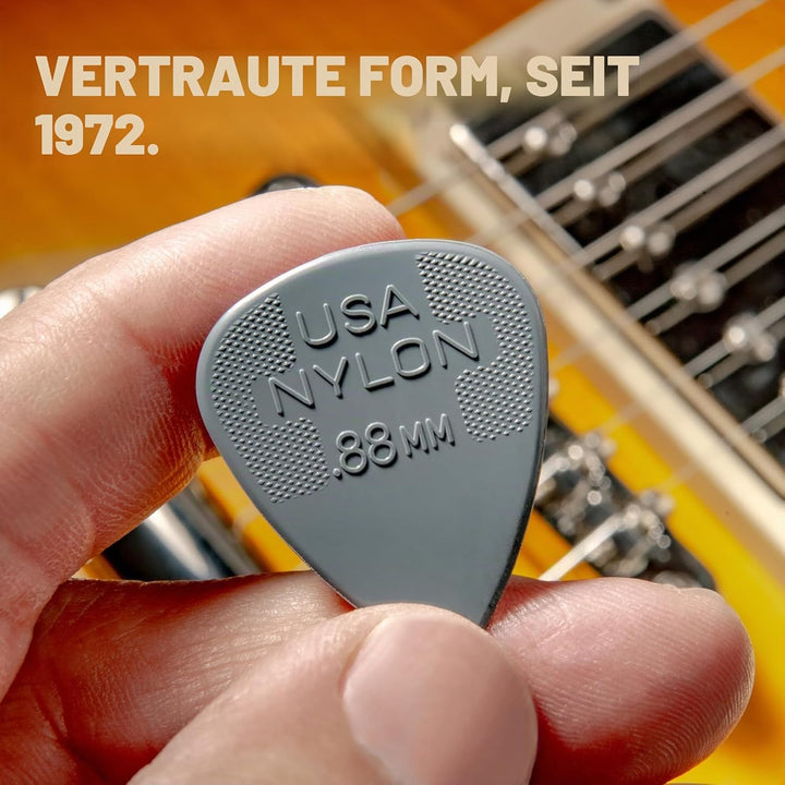 Médiators Jim Dunlop 0,73mm Nylon 0,73mm sachet de 72 0,73mm Nylon Standard Sachet de 72, 0,73mm Nyl