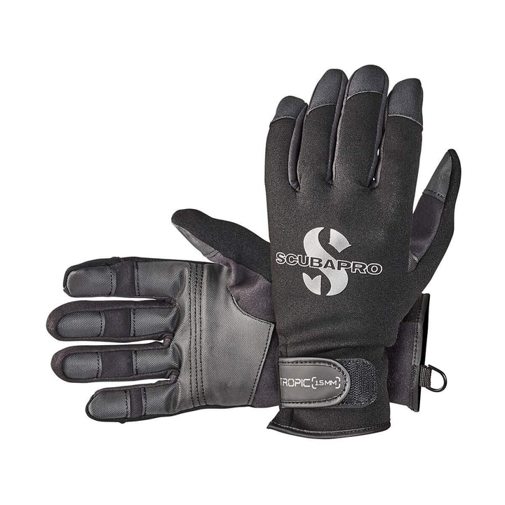 SCUBAPRO Tropic Tauchhandschuh, 1,5 Mm Handschuhe M Schwarz, M Schwarz