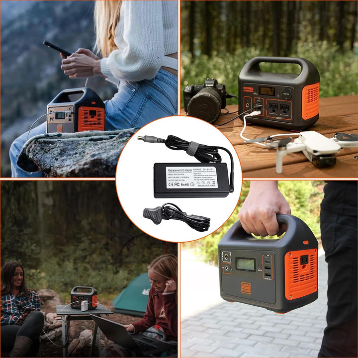 24V 3,75A 90W Ladegerät kompatibel mit Jackery Tragbare Powerstation Explorer 300 500 550 E300 E500