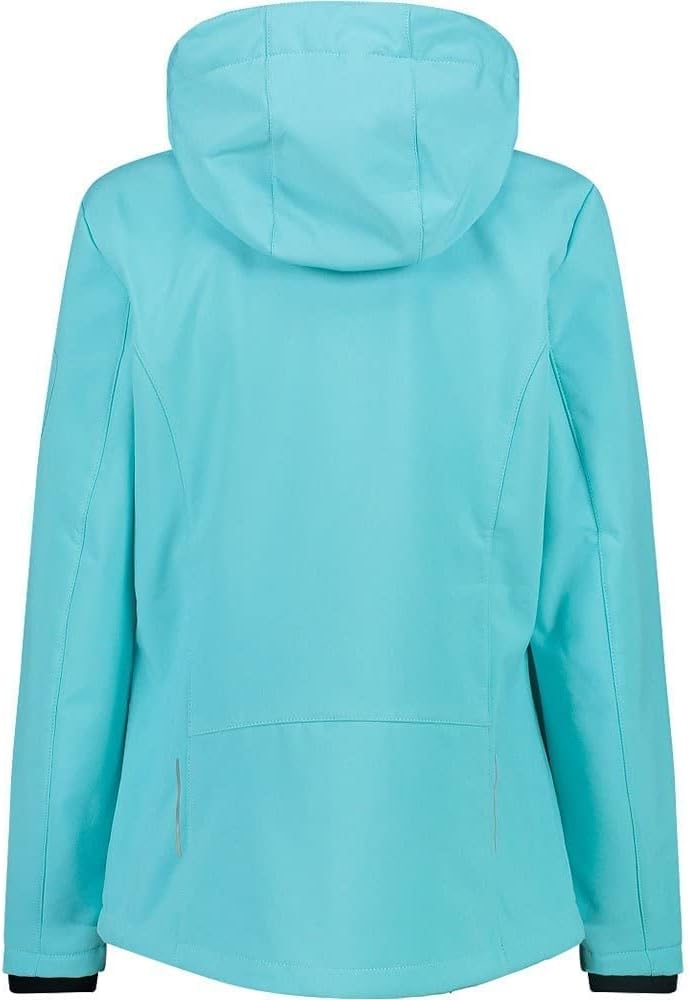 CMP Damen Windproof And Waterproof Softshell Jacket Wp 7.000 Jacke 38 Acqua, 38 Acqua