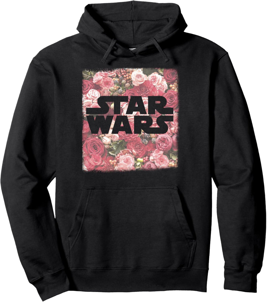 Star Wars Floral Block Logo Pullover Hoodie