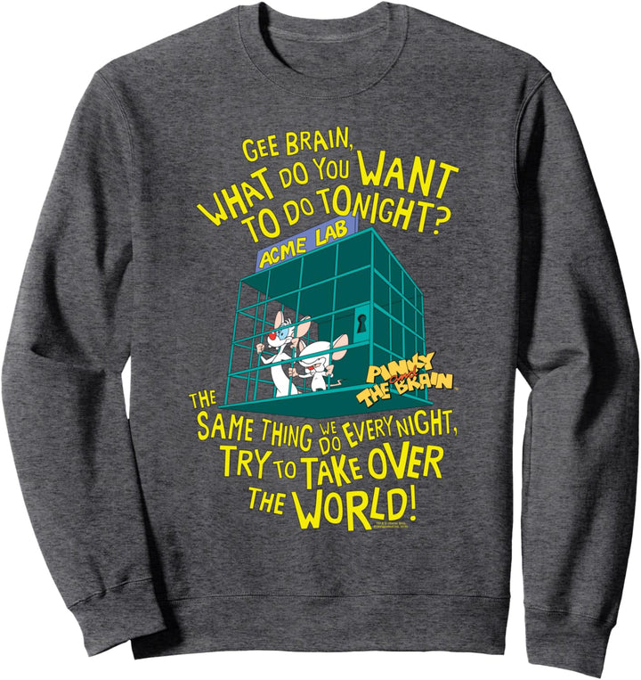 Pinky and the Brain The World Sweatshirt