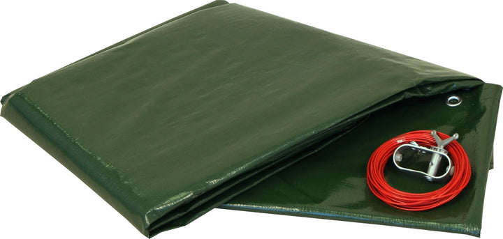 Trendpool PEB Winterabdeckplane 90 g/m² Rund 400-420 cm