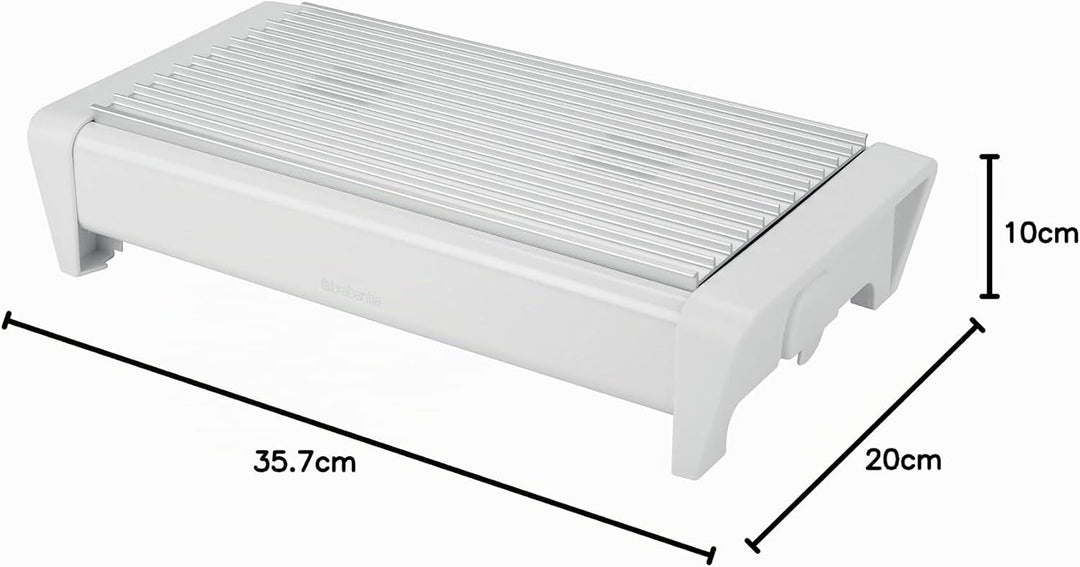 Brabantia 477164 Speisewärmer 2 Kerzen, weiss, 40 x 20 x 10 cm
