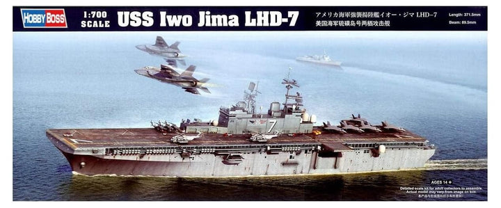 Hobby Boss 83408 Modellbausatz USS Iwo Jima LHD-7