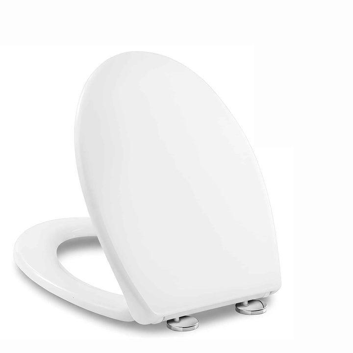 O-Form Toilettensitz mit Softclose Absenkautomatik &amp; Quick Release Funktion, Abnehmbarer WC Deckel a