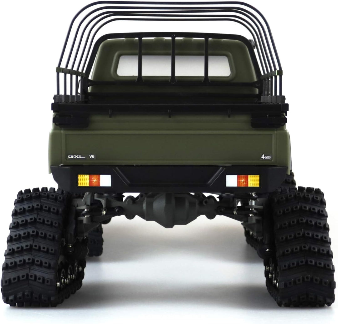 Amewi RC Scale Crawler AMXRock RCX10BTS Pick-Up 1:10, RTR Militär grün
